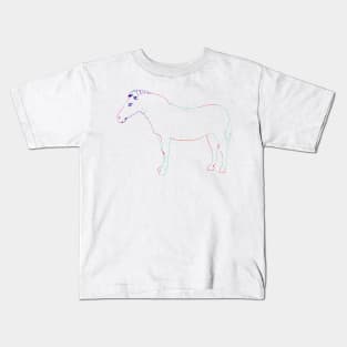 Minimalist Zebra Kids T-Shirt